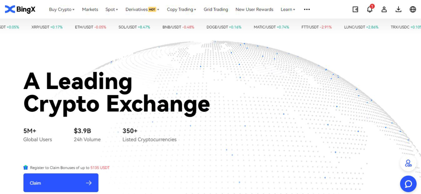 Com obrir un compte a Bingx Com obrir un compte a Bingx