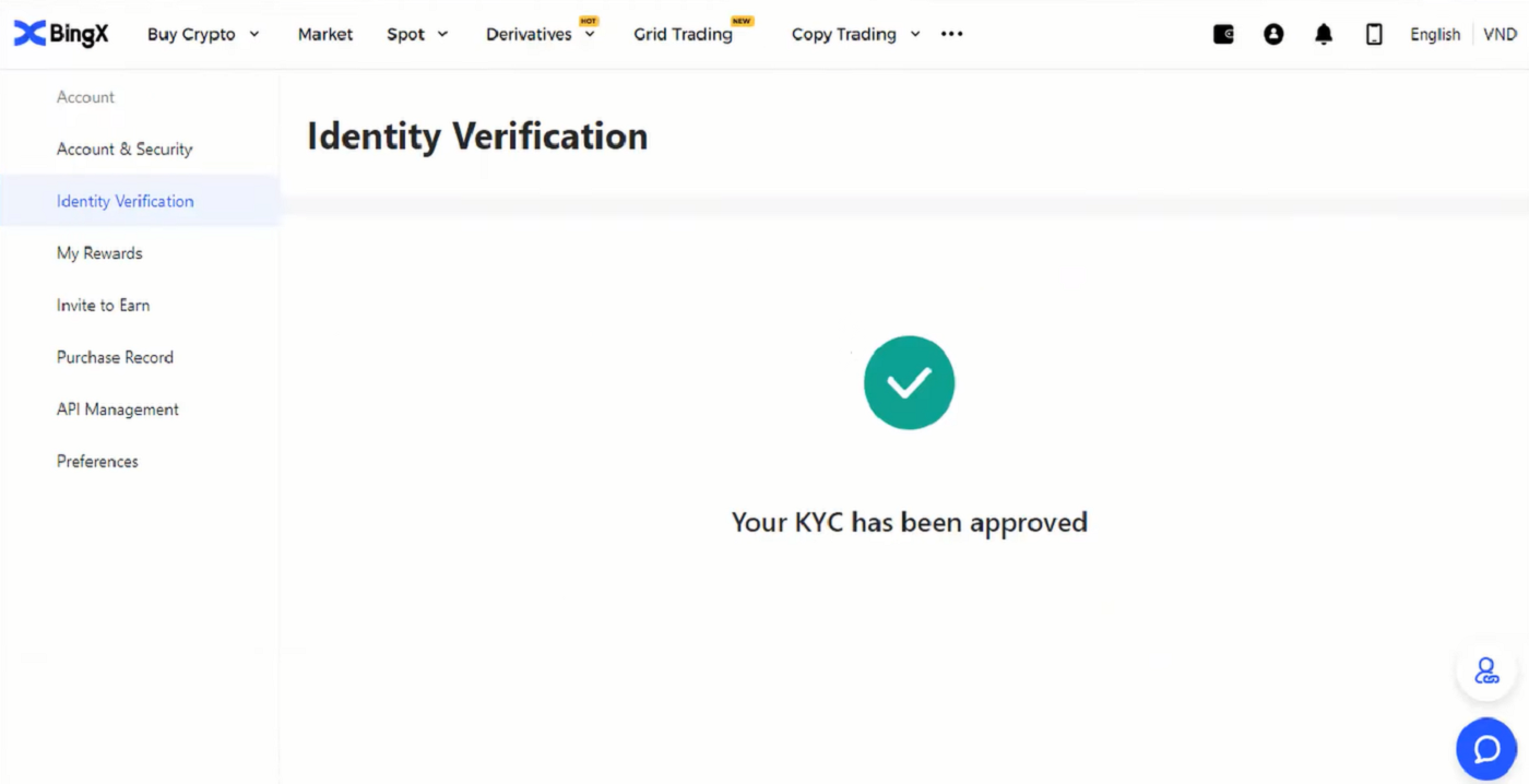 How to Verify Account on BingX How to Verify Account on BingX
